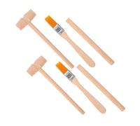 VICASKY 6pcs Dig Kit for Archaeological Excavation Tools with Hammer Brush and Stem Educational Science Kit for Boys and Enhance Fine Motor Skills and Critical Thinking