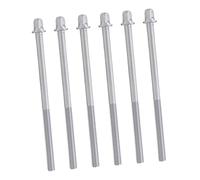 VICASKY 6pcs Drum Tension Screws Washers for Percussion Instruments Metal Fasteners for Standard Drum Repair and Refurbishment