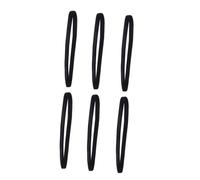 VICASKY 6Pcs Elastic Sports Headbands for Women Fashionable Fitness Sweatbands for Gym Yoga Durable Stretchy Hair Bands for All Head Black