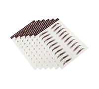 VICASKY 6pcs Eyebrow Filler Stickers Temporary Brow Natural Fake Eyebrow Sticker for Makeup