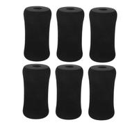 VICASKY 6pcs Fitness Cushioning Cushion Exercise Machines Equipment Foot Pad Exercise Machine Foot Pad Rollers Roller for Gym Workout Bench Cushion Foam Black