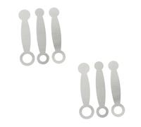 VICASKY 6pcs Flute Repair Pads Maintenance Tools Leakproof for Professionals and Wind Instrument Lovers