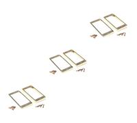 VICASKY 6pcs Golden Electric Guitar Pickup Mounting Frame Accessory for Pickups Replacement for Style Guitars