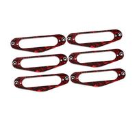 VICASKY 6pcs Guitar Pickup Frame Single Coil Pickup Ring for Humbucker Ring Mounting for Electric Guitar Accessory