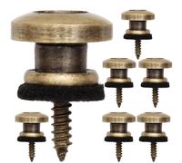 VICASKY 6pcs Guitar Strap Locks Replacement Buttons for Acoustic Electric Bass Guitar Strap Button Schaller Peg Locks