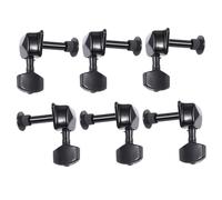 VICASKY 6pcs Guitar Tuners Replacement Semi-closed Pegs for Electric Guitar Strong Metal Body Easy to Install