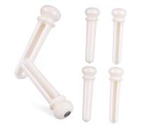 VICASKY 6pcs Guitar Tuning Pegs Acoustic Guitar Bridge Pins Bone String Pegs Accessories
