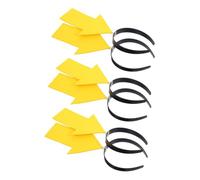 VICASKY 6pcs Halloween Arrow Headbands Lightweight Funny Hair Accessories for Women Party Cosplay Carnival Costume Comfortable Symbol Headgear