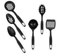 VICASKY 6pcs Heat Resistant Nylon Kitchen Utensil Set Sturdy Cooking Spoon and Gadget Kit for Non-Stick Cookware Dishwasher Safe Kitchenwares for Versatile Food Preparation