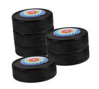 VICASKY 6Pcs Hockey Training Pucks Indoor Outdoor Practice Pucks for Ice Hockey Street Hockey Curling Enhance Skills with Reliable Sliding Pucks for All Levels