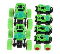 VICASKY 6pcs Inertia Pull Back Off Road Car for Friction Powered Push Go Vehicles Plastic Model Cars for Indoor Outdoor Play and Birthday Party Favors