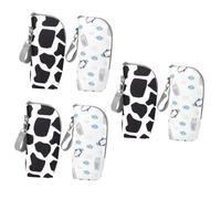 VICASKY 6pcs Insulated Bottle Thermal Bags for Food Storage Portable Keep Warm Cool for Moms The Go Penguin Pattern