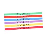 VICASKY 6pcs Japanese Samurai Headband Karate Headbands Wide Red Japanese Style for Ninja-themed Party Men Women Chef