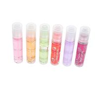 VICASKY 6pcs Juicy Lip Balm Multipack Moisturizing Lip Oil Gloss Liquid Lipstick