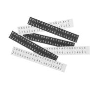 VICASKY 6pcs Kalimba Note Stickers Keys Thumb Piano Labels Scale Key Stickers for Beginners Thumb Piano Practice Musical Instrument Decals for Finger Training Learners