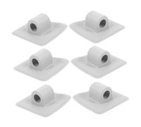 VICASKY 6pcs Kayak Motor Mount Clips Plastic Boat Buckle Kit with Inner Diameter for Inflatable Canoe Fishing Boat Engine Holder Stable Vibration-reducing Outdoor Accessories