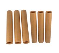VICASKY 6pcs Kraft Paper Tubes DIY Craft Rolls for Scrapbooking Sturdy Cardboard Tubes for Art Projects and Home Craft Supplies
