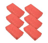 VICASKY 6pcs Lightweight Foam Bricks Red Miniature Simulation Fake Construction Blocks for Stage Performance Movie Props Magician Tricks Halloween Comedy Gimmicks