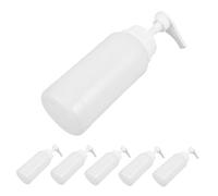 VICASKY 6pcs Liquid Soap Dispenser Bottles with Pump Leakproof Refillable Containers for Shampoo Body Wash Lotion Travel-friendly Multipurpose Pump Bottles