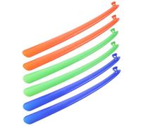 VICASKY 6pcs Long Handled Lightweight Shoe Horn for Elders and Pregnancy, Convenient and Practical Shoe Lifter with Smooth Surface, Handheld Design for Easy Use at Home