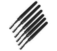 VICASKY 6pcs Makeup Eyelash Brush Lash Brush Plastic Man-made Fiber Easy to Hold Separating Lashes and Eyebrows and Ladies Outdoor Travel