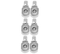 VICASKY 6pcs Metal Drum Hammer Counterweight Foot Pedal Accessory for Improved Performance Fits Standard Drum Kits Design Enhances Playing Feel