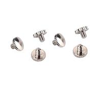 VICASKY 6pcs Metal Slide Finger Ring Fixing Screws for Trumpet Replacement Brass Instrument Accessory Small Brass Screws Trumpet Fixing