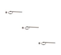 VICASKY 6pcs Metal Trumpet Slide Finger with Screw for Cornet and Lightweight Replacement Accessory for Trumpet Players Silver