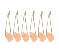VICASKY 6Pcs Mineral Salt Lick Blocks for Rabbits and Guinea Pigs Natural Chew on Rope for Animal Health