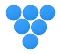 VICASKY 6pcs Non-slip Markers Flat Cones for Football Soccer Basketball Training Tear-resistant Agility Dots Bright Blue for Speed and Precision Drills