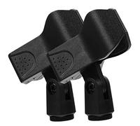 VICASKY 6pcs Practical Plastic Microphone Clips for Microphone Holders Simple Mic Stand Clip Mic Accessories