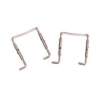 VICASKY 6pcs Professional Violin Accessories Chin Rest Clamp Screws Chrome for Violin