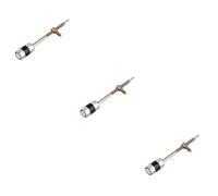 VICASKY 6pcs Quality Metal Cello Bow Screw Chrome Mount Accessory for Cellist Stringed Instrument Parts