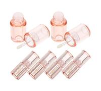 VICASKY 6pcs Refillable Mini Lip Gloss Tubes with Wand, Plastic Lip Balm Containers, 3.4ml Capacity, round Shape for DIY Outdoor Cosmetic Samples