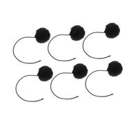 VICASKY 6pcs Replaceable Cat Dangling Toy Bell Plush Ball Cat Toys Interactive Kitten Indoor Tree Accessories Safety Tested