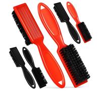 VICASKY 6pcs Retro Oil Brush Barber Cleaning Nylon Brush for Hair Salon Clipper Cleaning Barber Shop Accessories