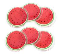 VICASKY 6pcs Reusable Ice Packs for Eyes and Face Cooling Cold Eye Patches Made of Pvc Easy to Use Red Face Ice Pack for Swelling Redness Relief and Strain Soothing