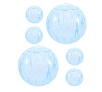 VICASKY 6pcs Silent Running Wheel for Hamster Small Animal Exercise Balls Rolling Hamster Toy for Indoor Activity
