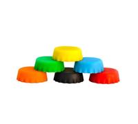 VICASKY 6Pcs Silicone Reptile Feeding Dish with Wide Rim for Lizards Turtles and Small Pets Food and Water Bowls Effortless Feeding for Tiny Geckos
