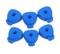 VICASKY 6pcs Snare Drum Nuts: Plastic Cymbal Quick Release Nuts 6-8mm Cymbal Fasteners For Jazz Drum Parts For Percussion Kit Blue