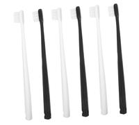 VICASKY 6pcs Soft Travel Toothbrush Set for Adults and Pregnant Women Ultra Soft Bristles with Segmented Design for Gentle Gum Care and Cleaning Compact Ergonomic Portable Toothbrushes