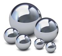 VICASKY 6PCS Stainless Steel Gazing Balls Set - Mirror Polished Reflective Spheres for Garden, Patio & Home Decor (15cm,10cm,8cm,5cm, Mixed Sizes)