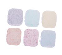 VICASKY 6pcs Thickened Makeup Puff for Women Gentle Face Scrub Exfoliator Reusable Cleansing Pad Deep Pore Oil Removal Face Cleaning Accessories