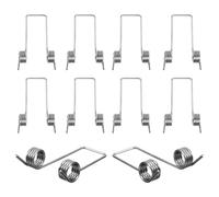 VICASKY 6pcs Torsional Springs Replacement for Flipping-top Trash Can Lids Elastic and Stable Bucket Lid Springs Compatible with Various Garbage Bin Brands Easy Installation Accessories