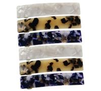 VICASKY 6pcs Tortoise Shell Hair Barrettes for Women Durable Spring Clip Hair Accessories Versatile Styling for Daily Use and Special Occasions Random Color