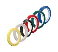 VICASKY 6pcs Violin Fingering Tapes Fingerboard Stickers Multi-color Finger Position Markers for Beginners Cello Violin Accessories Lightweight Practice Aid