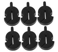 VICASKY 6pcs Violin Practice Professional Mutes Rubber Small Violin Mute Practice Silencer Rubber Sturdy Replacement Accessory