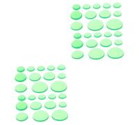 VICASKY 72pcs Drum Dampeners Soft Drum Pads Self-adhesive Mute Pads Portable Silencing Kit