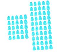 VICASKY 75pcs Guitar Finger Protection Covers Silicone Fingertip Caps for Playing Music Comfortable Finger Protectors for Guitarists