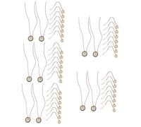 VICASKY 75pcs Piezo Pickup for Acoustic Guitar Piezoelectric Transducer Contact Microphone for Guitar Tuning Drum Trigger Buzzer